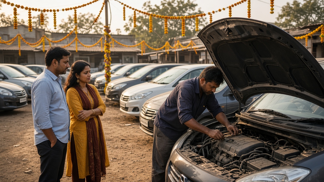 Used car buyers are rushing in this Navratri, and the loan rate matters more than the date