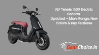 VLF Tennis 1500 Electric Scooter: New Colors, 150km Range