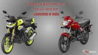 Honda CB125 Hornet, Shine 100 DX Launched in India
