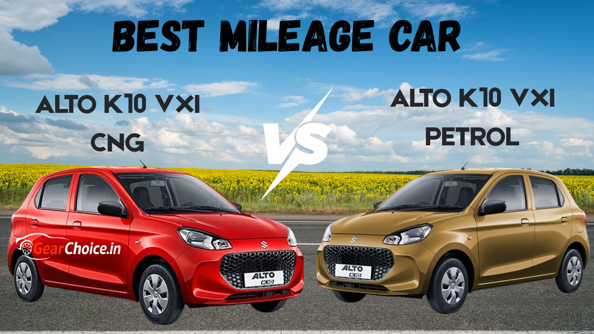Alto K10 Mileage Test 2025  Petrol vs CNG Honest Real-Life Review
