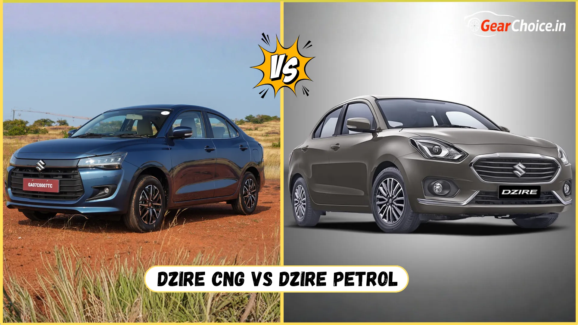 Dzire CNG vs Petrol AT 2025  Real Mileage & Running Cost Review
