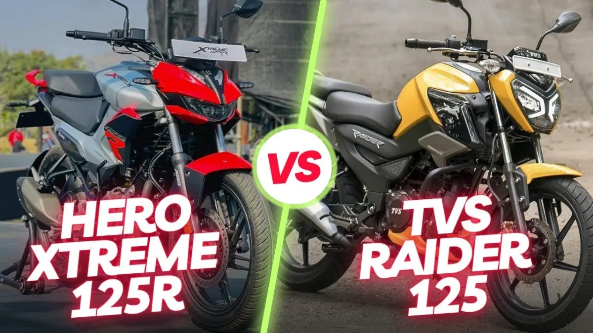 Hero Xtreme 125R vs TVS Raider 125 full detailed street comparison