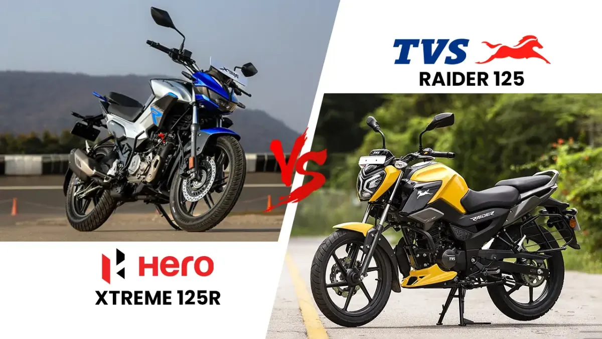 Hero Xtreme 125R vs TVS Raider 125 full detailed street comparison