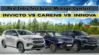Invicto vs Innova Hycross vs Carens 2025 Review: Space, Comfort, and Ride