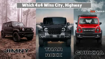 Jimny vs Thar 3-Door vs Gurkha 2025 Review: Real India Trail Test