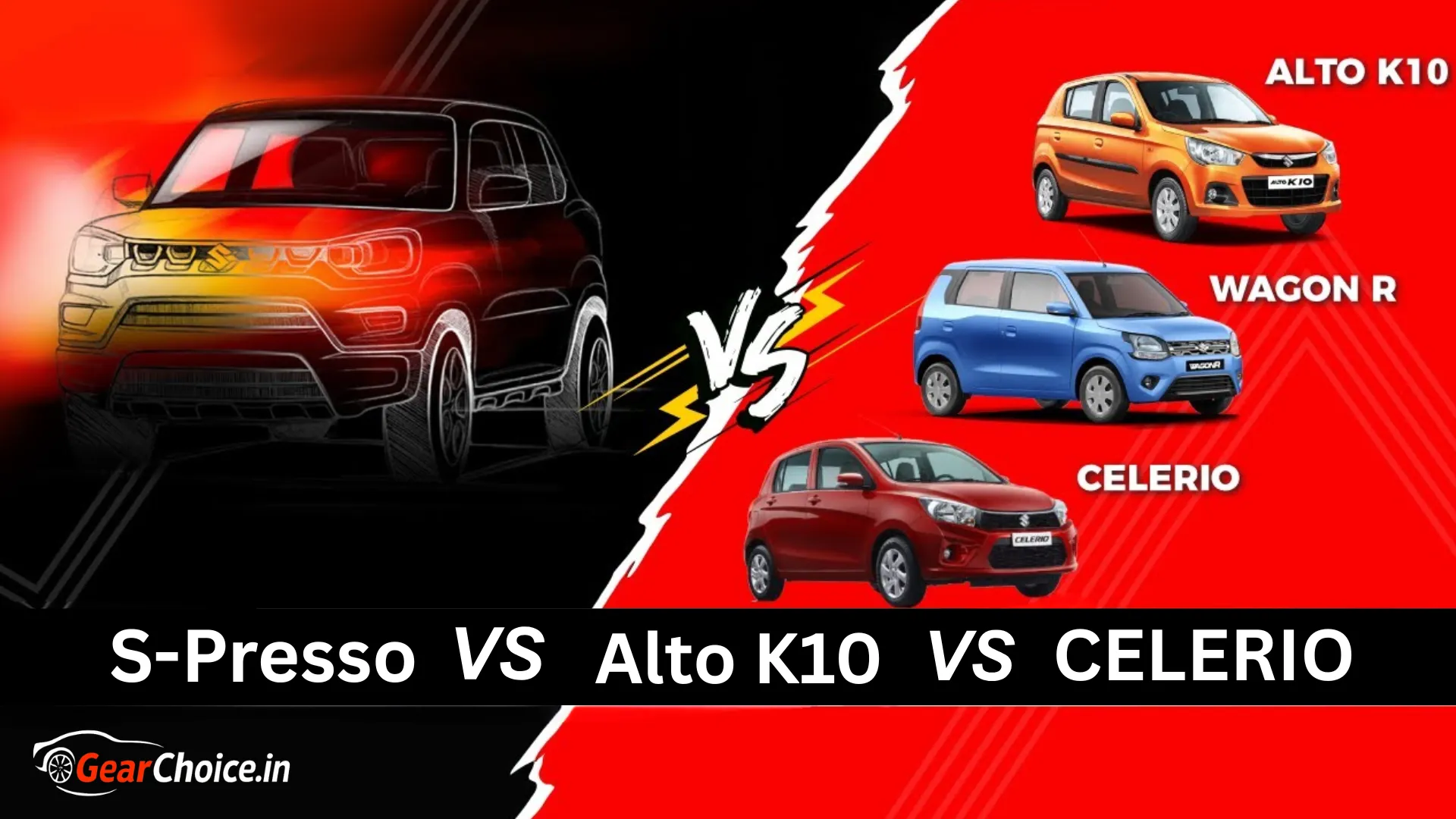 Maruti S-Presso vs Alto K10 vs Wagon R 2025 Honest Family Car Comparison