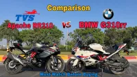 BMW G310 RR vs TVS Apache RR 310 full comparison for every rider