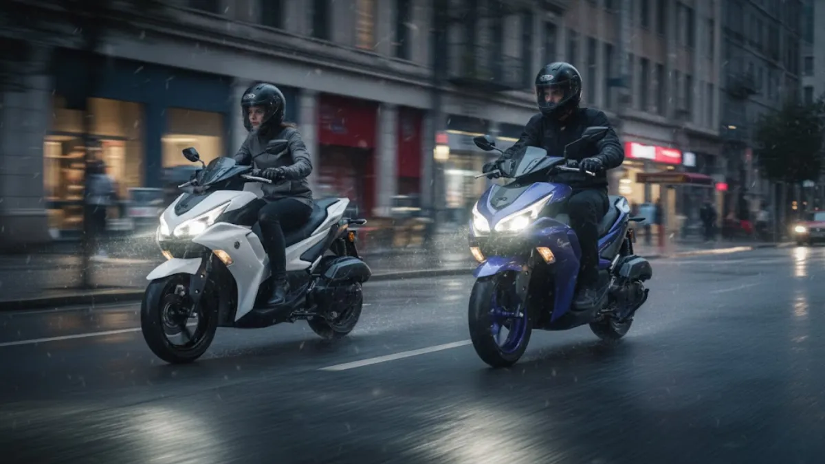 Yamaha Aerox 155 vs Aerox-E What Really Sets the EV Apart