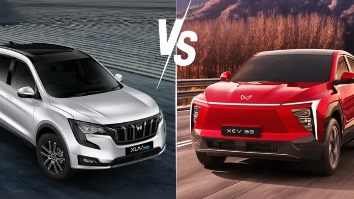 Mahindra XUV.e8 vs XUV700 Full Comparison of EV and Petrol SUV 2025