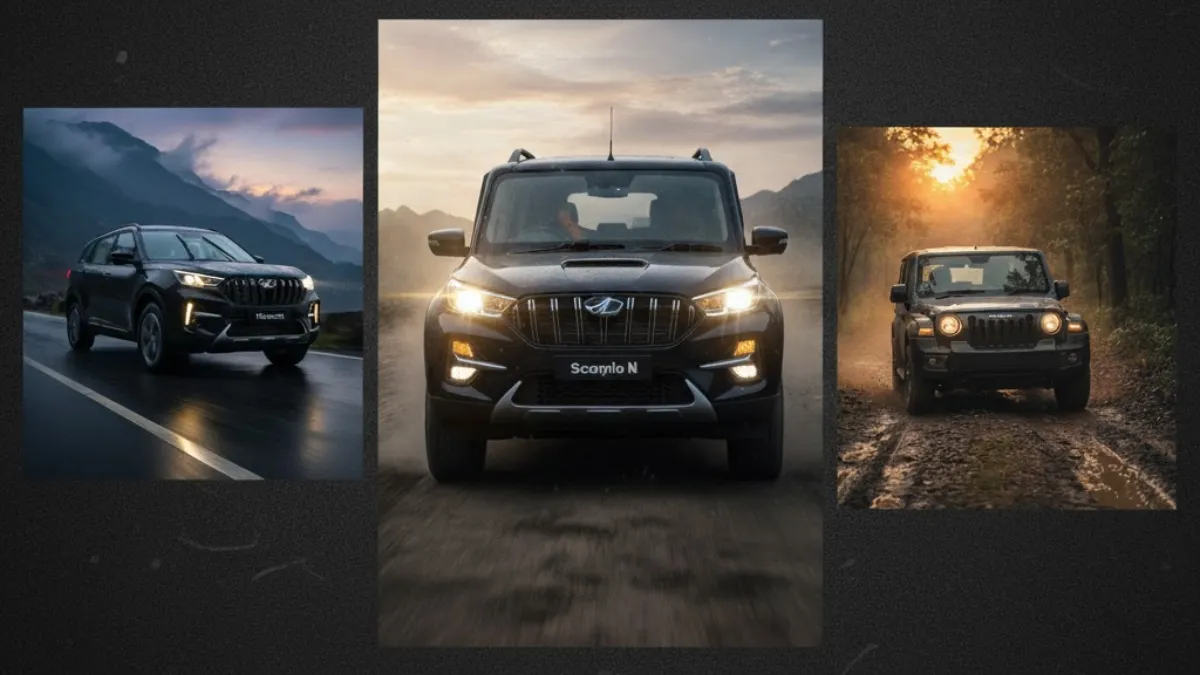 Mahindra SUV Face-Off Scorpio N vs XUV700 vs Thar – The Battle of Power, Style, and Personality