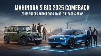 Mahindras Big 2025 Comeback: From Rugged Thar 5-Door to Bold Electric BE.05 The Future Is Roaring