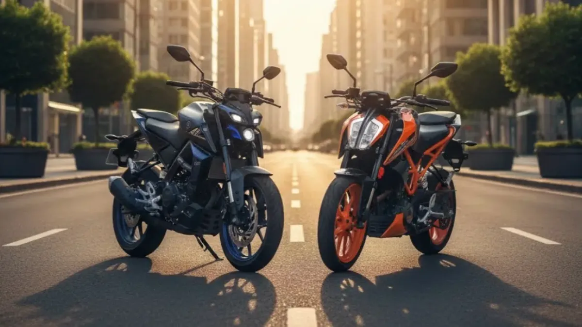 Yamaha MT 15 V2 vs KTM 160 Duke Street Kings Face-Off!