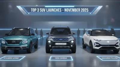 Best Upcoming November SUV- Hyundai Venue, Tata Sierra & Mahindra XEV 9S