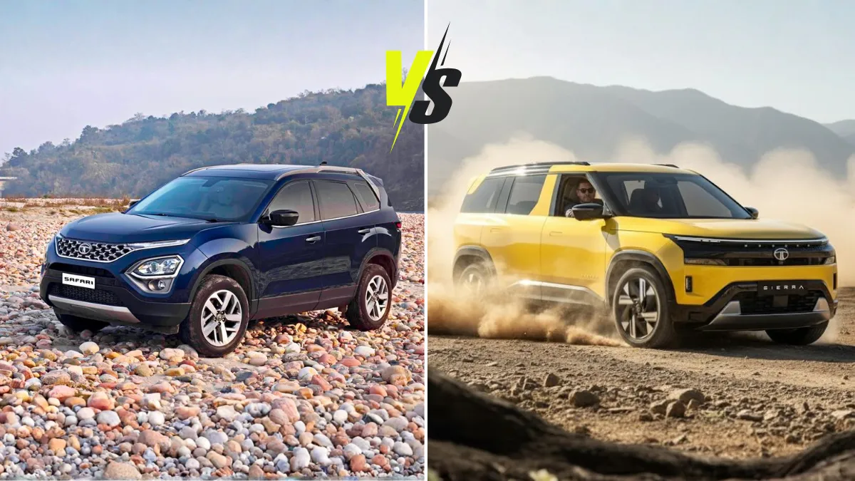 Tata Sierra vs Tata Safari Insider Take on Style, Comfort, and Real-World Performance