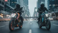 Yamaha MT 15 V2 vs KTM 160 Duke Street Kings Face-Off!