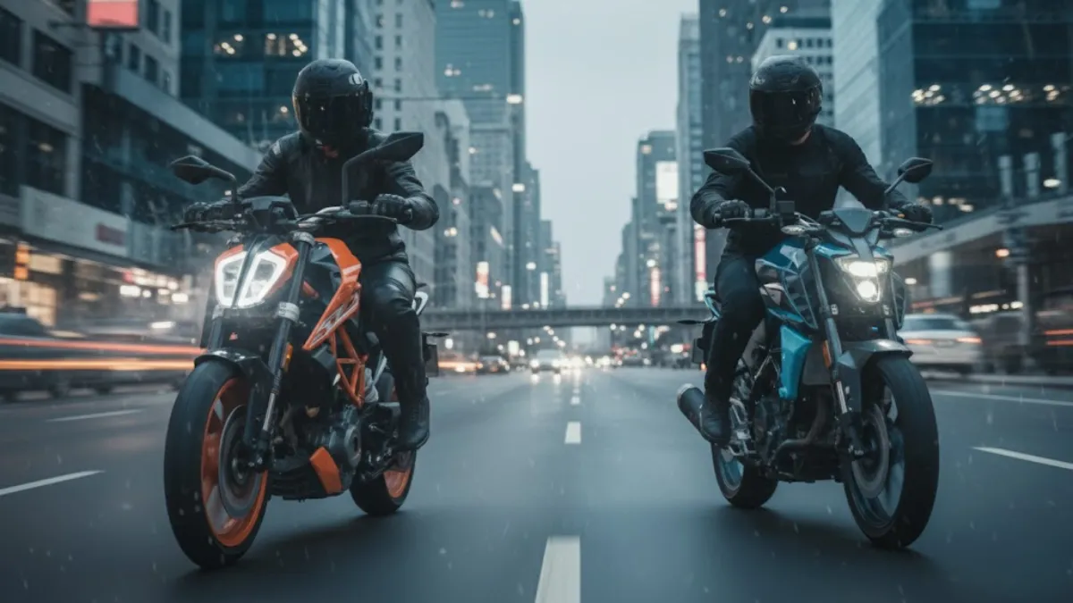 Yamaha MT 15 V2 vs KTM 160 Duke Street Kings Face-Off!