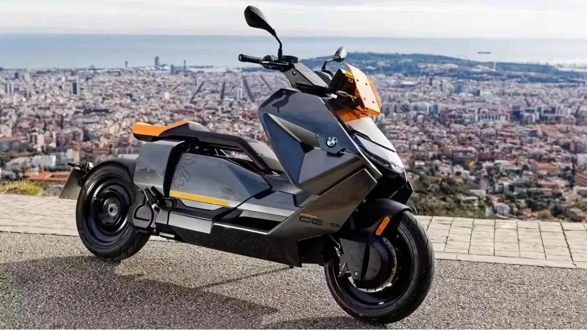 BMW CE 04 The Electric Scooter That Looks Like It Time-Traveled Here!