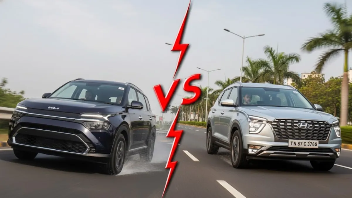 Hyundai Alcazar vs Kia Carens Which 6-7 Seater SUV-MPV Truly Rules Indian Roads?
