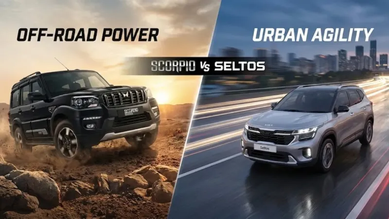 New Kia Seltos vs Mahindra Scorpio City Charm or Rugged Beast – Which One Should You Really Buy?