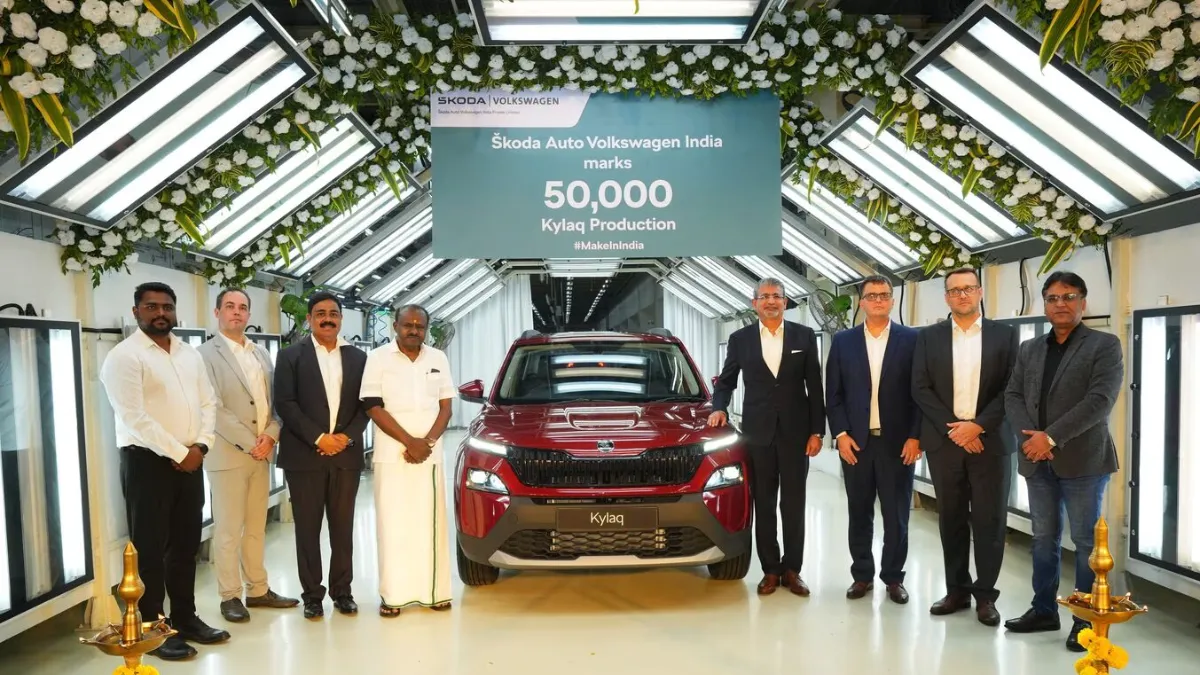 Skoda Kylaq Hits 50,000 Production Milestone in India