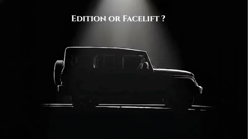 Thar Roxx Teaser: Special Edition or Facelift?