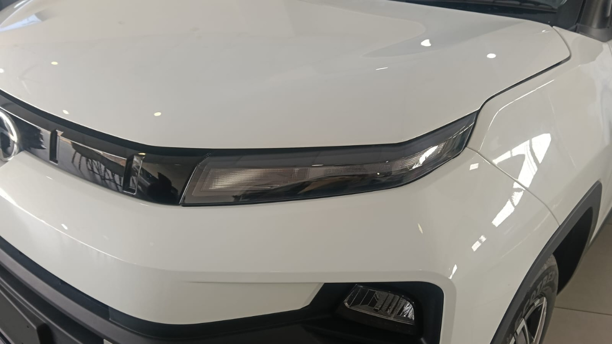 new tata punch headlight closeup image