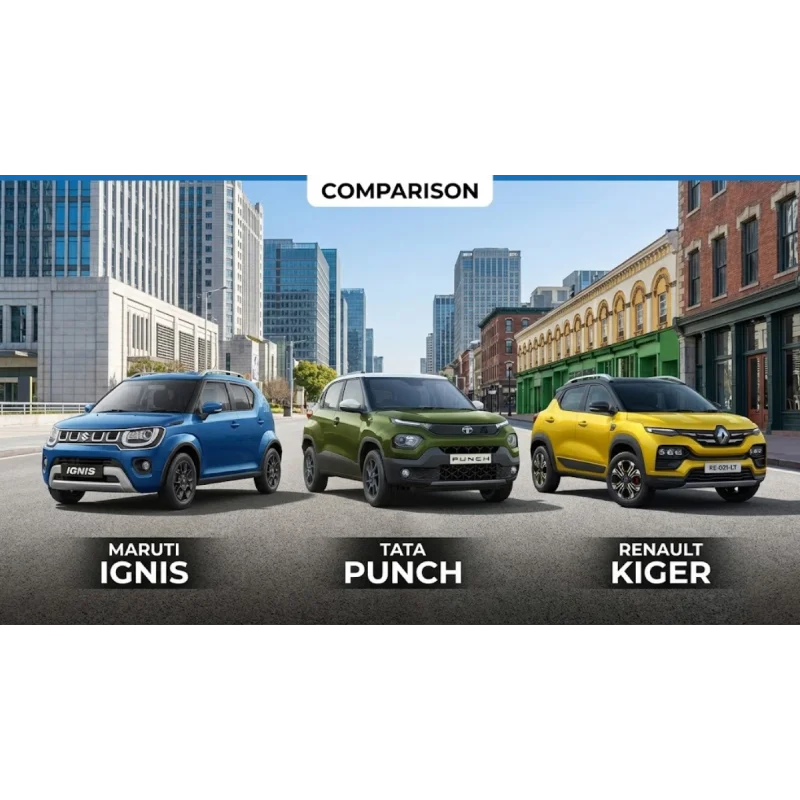 Tata Punch vs Maruti Ignis vs Renault Kiger - Who Wins in Real Life?