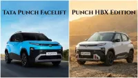 Tata Punch HBX Edition vs Tata Punch Facelift Comparison