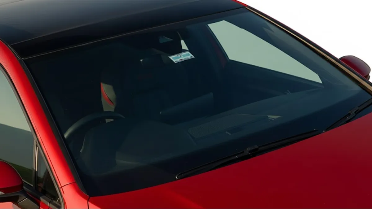 volkswagen gti Front windshield and wiper view image