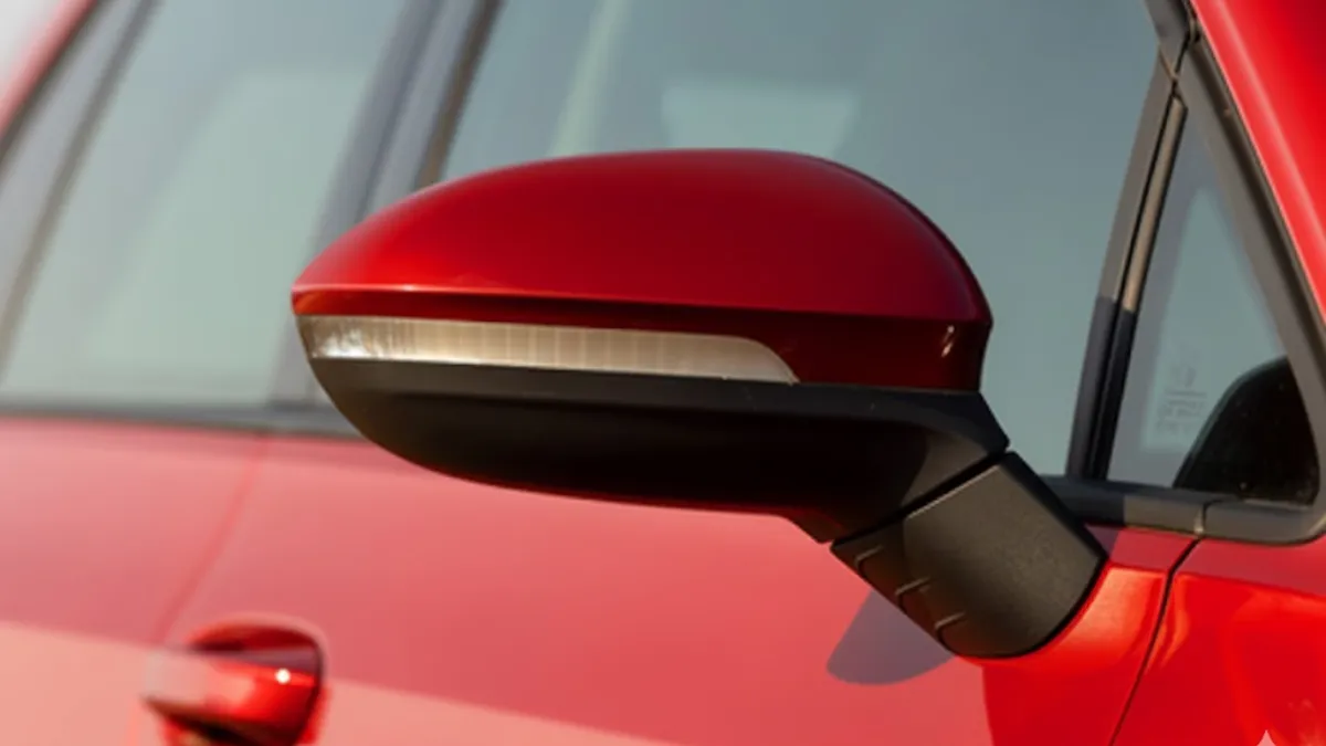 volkswagen golf gti outside mirror view image
