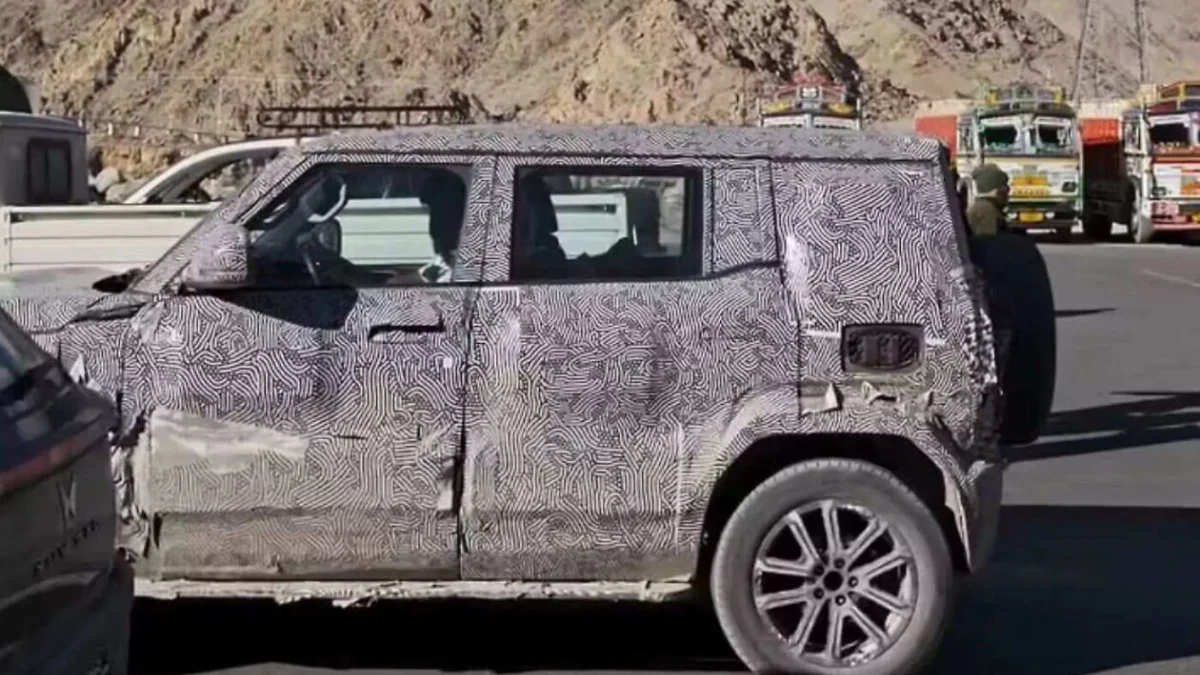 Mahindra Vision S (Baby Scorpio N) Spied Once More On Indian Roads