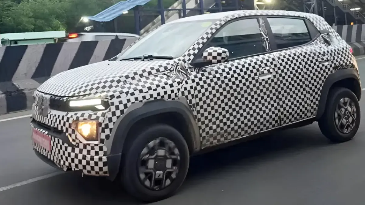 Renault Kwid Facelift Spied Testing Ahead of 2026 Launch