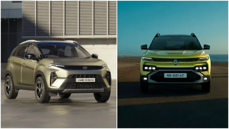 Tata Nexon vs Renault Kiger Ultimate Comparison Safety, Price & Features Face-Off