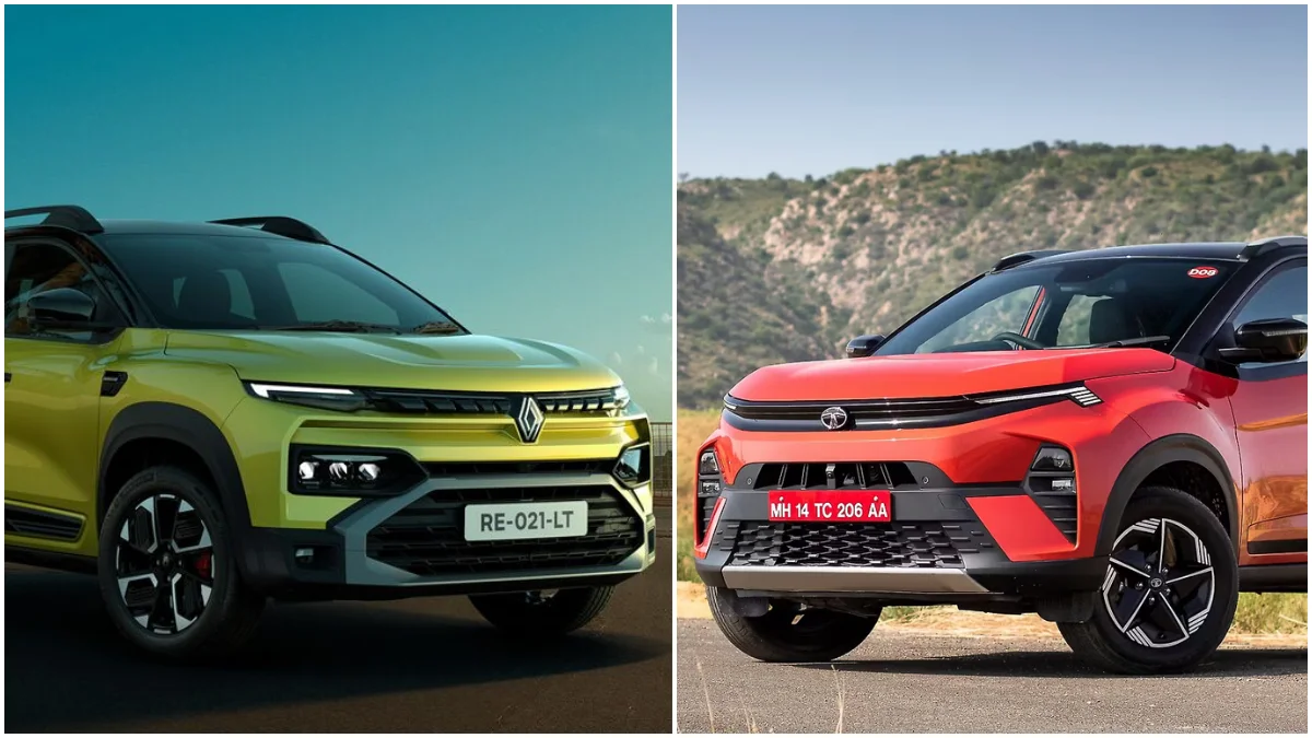 Tata Nexon vs Renault Kiger Ultimate Comparison Safety, Price & Features Face-Off