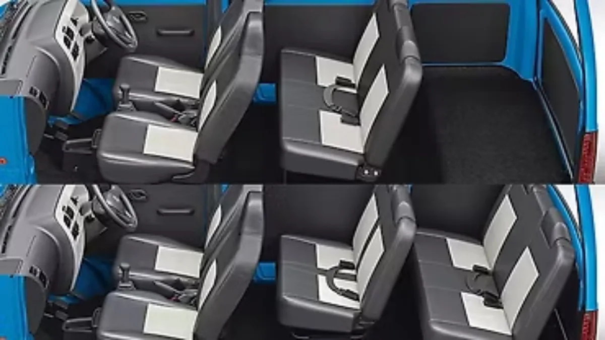 Maruti Eeco Seats Aerial View