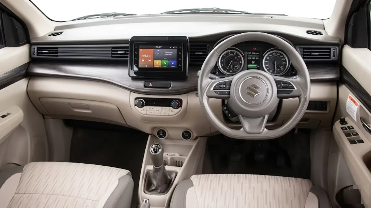 Maruti Ertiga dashboard