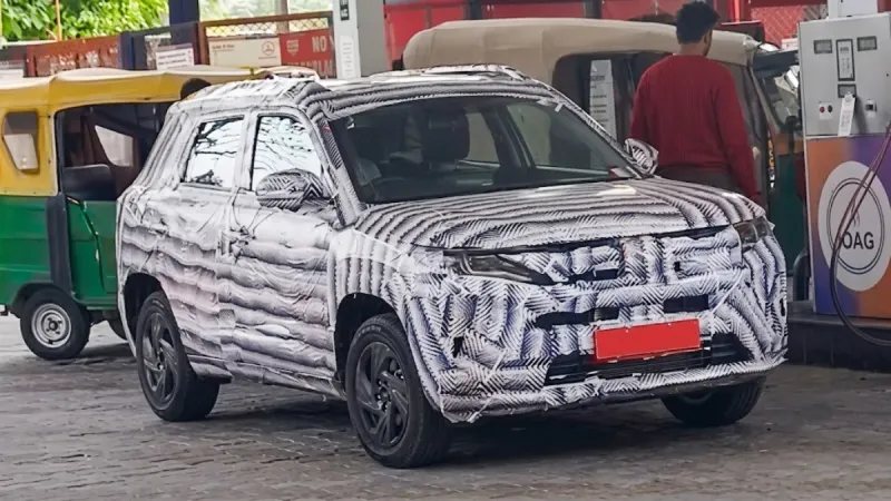 Maruti Brezza Facelift Spied: Bigger Screen, New Tech